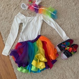 Unicorn Rainbow Birthday Outfit